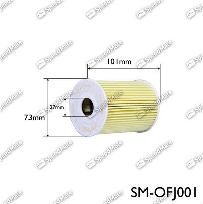 SpeedMate SM-OFJ001 - Oil Filter autospares.lv