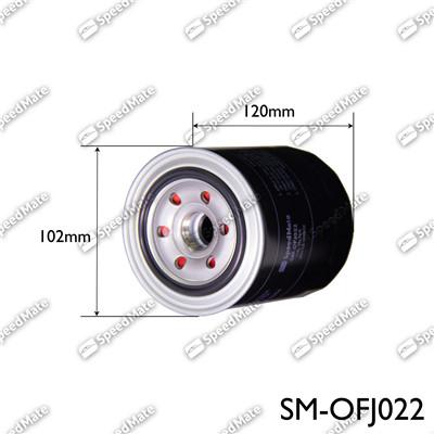 SpeedMate SM-OFJ022 - Oil Filter autospares.lv