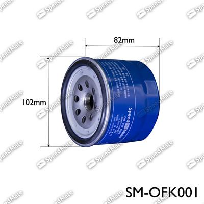 SpeedMate SM-OFK001 - Oil Filter autospares.lv