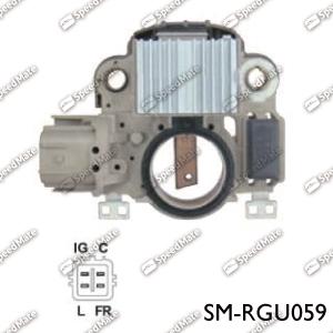SpeedMate SM-RGU059 - Voltage regulator, alternator autospares.lv