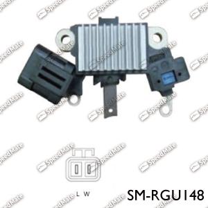 SpeedMate SM-RGU148 - Voltage regulator, alternator autospares.lv