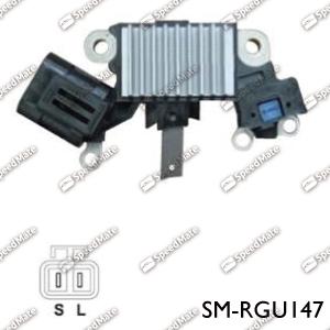 SpeedMate SM-RGU147 - Voltage regulator, alternator autospares.lv