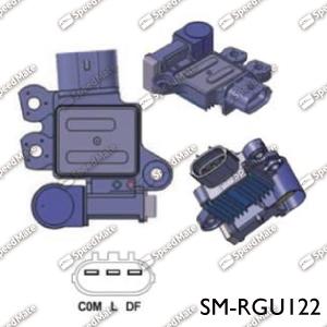 SpeedMate SM-RGU122 - Voltage regulator, alternator autospares.lv