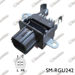 SpeedMate SM-RGU242 - Voltage regulator, alternator autospares.lv