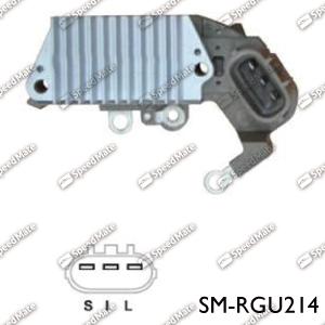 SpeedMate SM-RGU214 - Voltage regulator, alternator autospares.lv