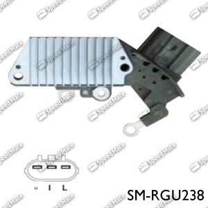 SpeedMate SM-RGU238 - Voltage regulator, alternator autospares.lv