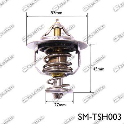 SpeedMate SM-TSH003 - Coolant thermostat / housing autospares.lv