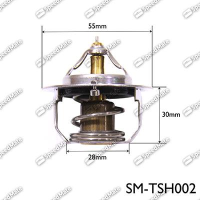 SpeedMate SM-TSH002 - Coolant thermostat / housing autospares.lv