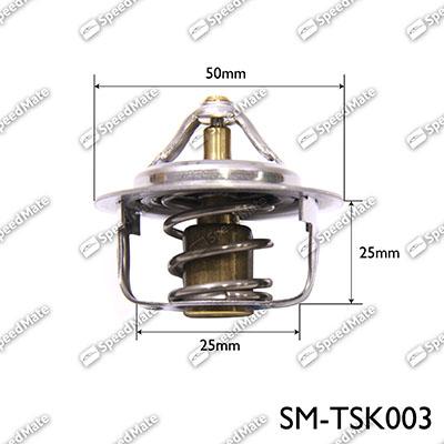 SpeedMate SM-TSK003 - Coolant thermostat / housing autospares.lv