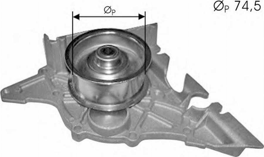 Spidan 91417 - Water Pump autospares.lv