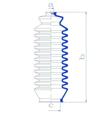 Spidan 84160 - Bellow, steering autospares.lv