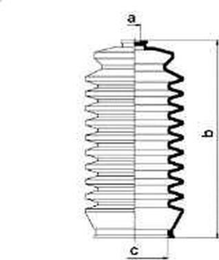 Spidan 83939 - Bellow, steering autospares.lv