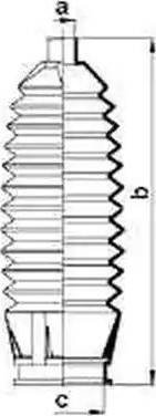 Spidan 83886 - Bellow, steering autospares.lv