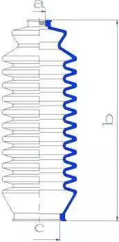 Spidan 83752 - Bellow, steering autospares.lv