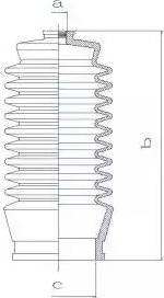 Spidan 83757 - Bellow, steering autospares.lv