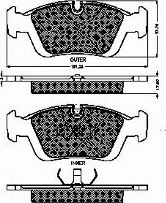 Spidan 30946 - Brake Pad Set, disc brake autospares.lv