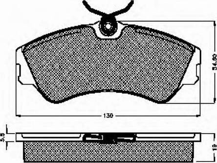 Spidan 30956 - Brake Pad Set, disc brake autospares.lv