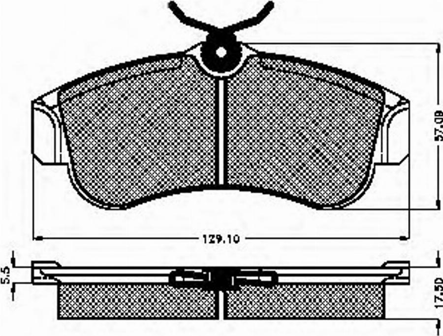 Spidan 30953 - Brake Pad Set, disc brake autospares.lv