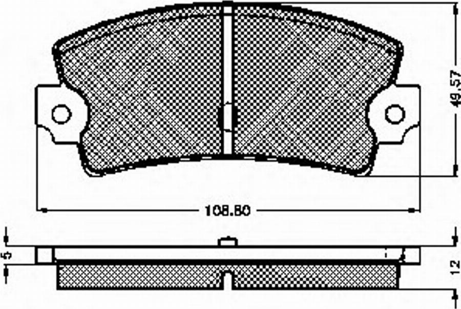 Spidan 30062 - Brake Pad Set, disc brake autospares.lv