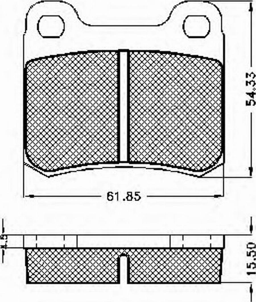 Spidan 30008 - Brake Pad Set, disc brake autospares.lv