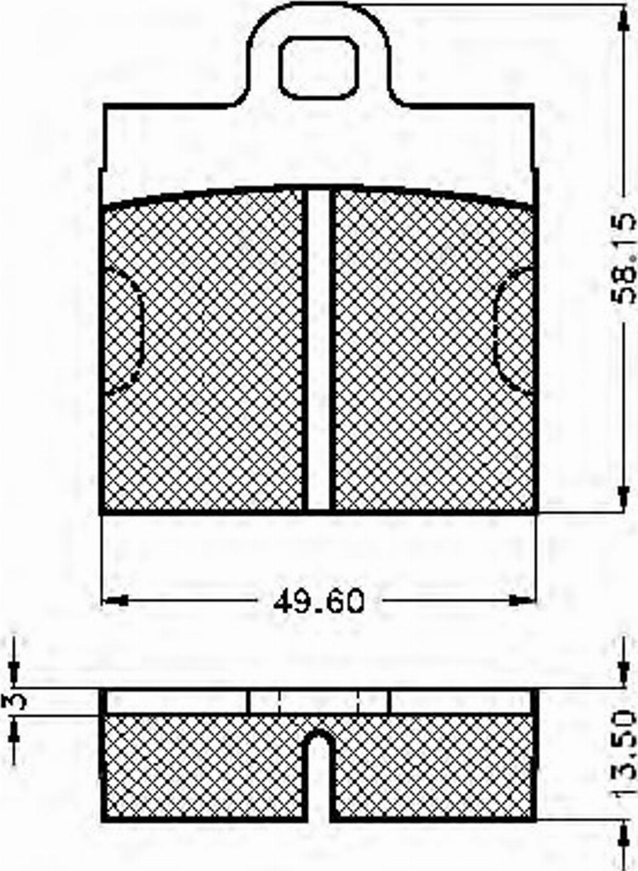 Spidan 30011 - Brake Pad Set, disc brake autospares.lv