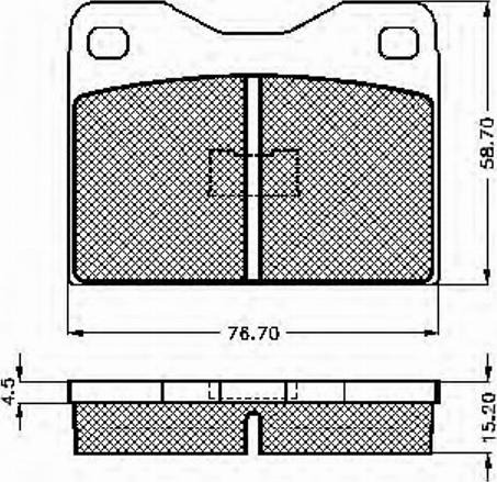 Spidan 30017 - Brake Pad Set, disc brake autospares.lv