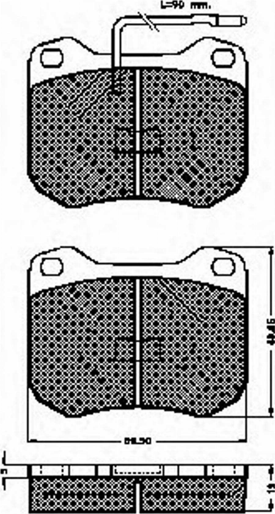 Spidan 30088 - Brake Pad Set, disc brake autospares.lv