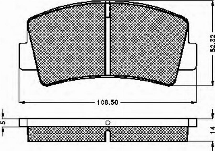 Spidan 30022 - Brake Pad Set, disc brake autospares.lv