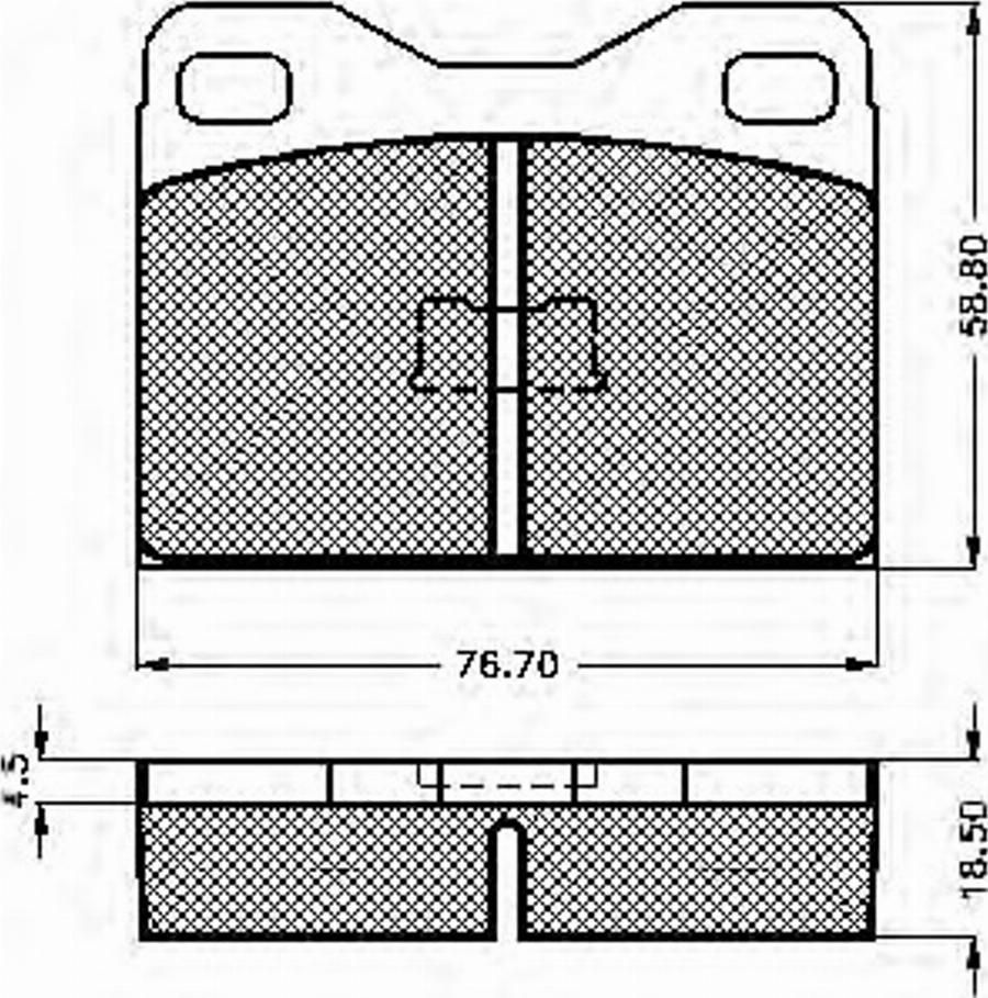 Spidan 30193 - Brake Pad Set, disc brake autospares.lv