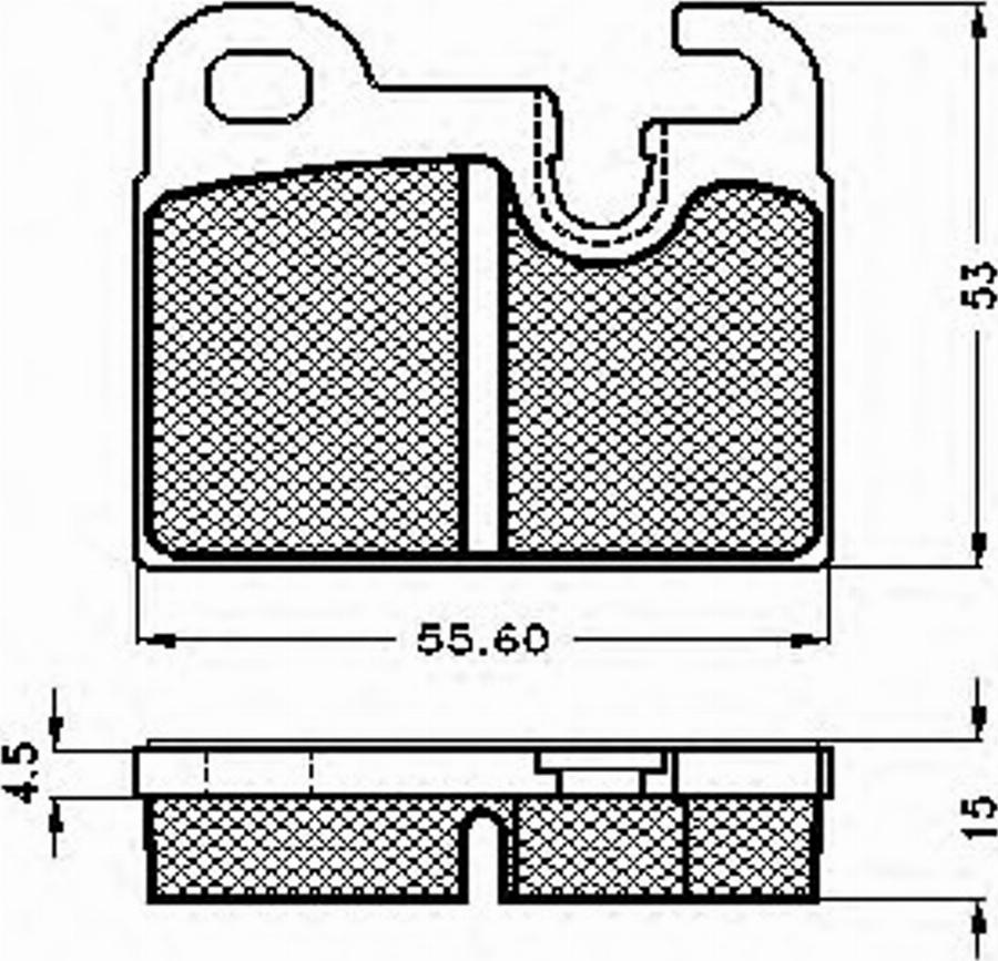 Spidan 30100 - Brake Pad Set, disc brake autospares.lv