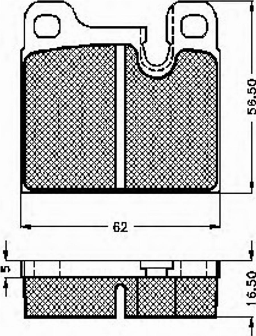 Spidan 30102 - Brake Pad Set, disc brake autospares.lv