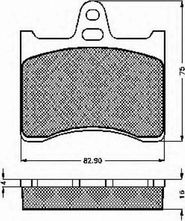 Spidan 30120 - Brake Pad Set, disc brake autospares.lv