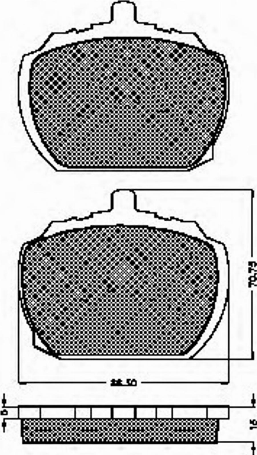 Spidan 30257 - Brake Pad Set, disc brake autospares.lv