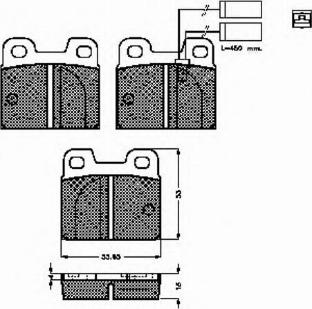 Spidan 30209 - Brake Pad Set, disc brake autospares.lv