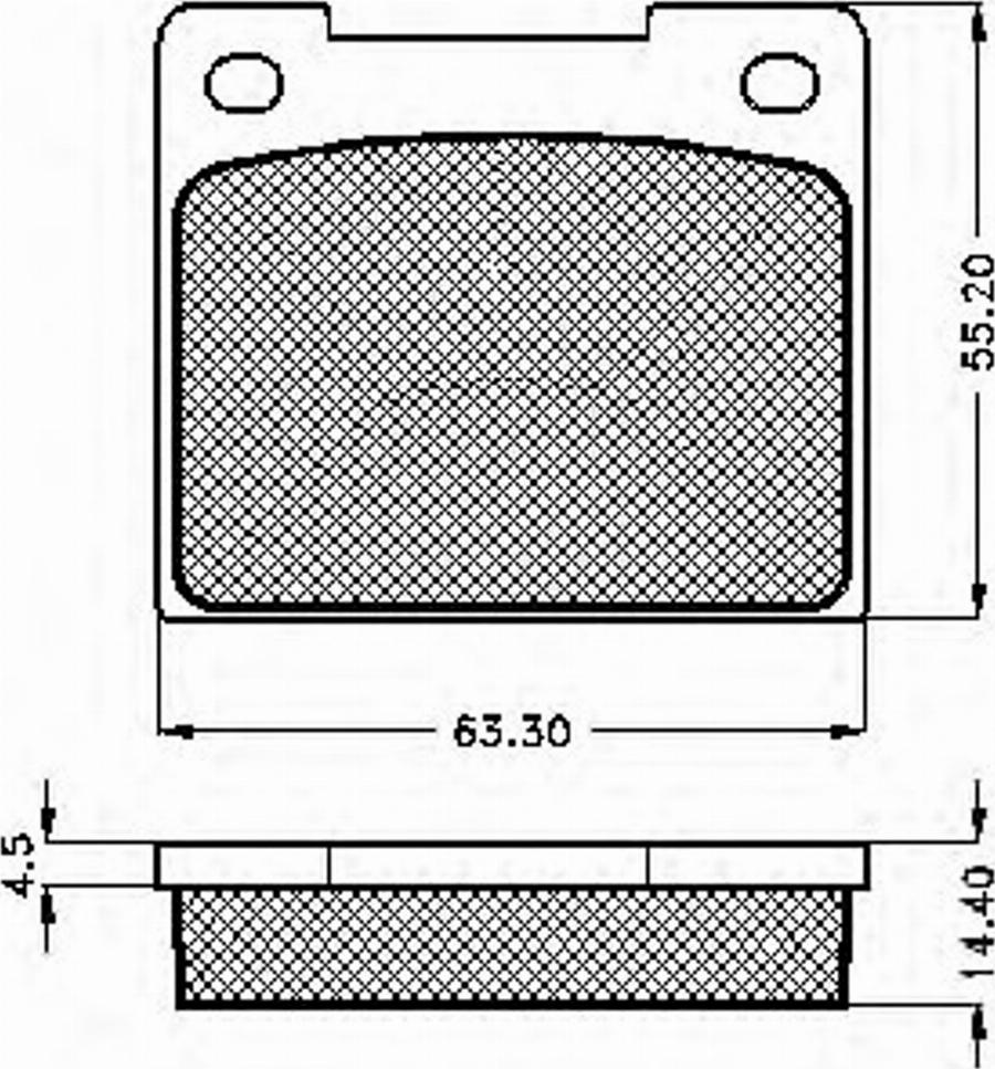 Spidan 30221 - Brake Pad Set, disc brake autospares.lv