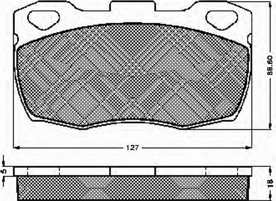 Spidan 31452 - Brake Pad Set, disc brake autospares.lv