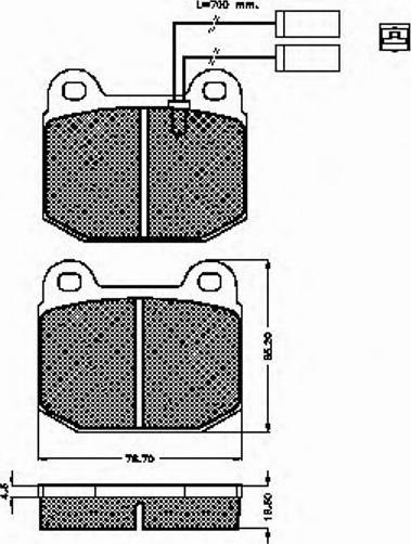 Spidan 31016 - Brake Pad Set, disc brake autospares.lv