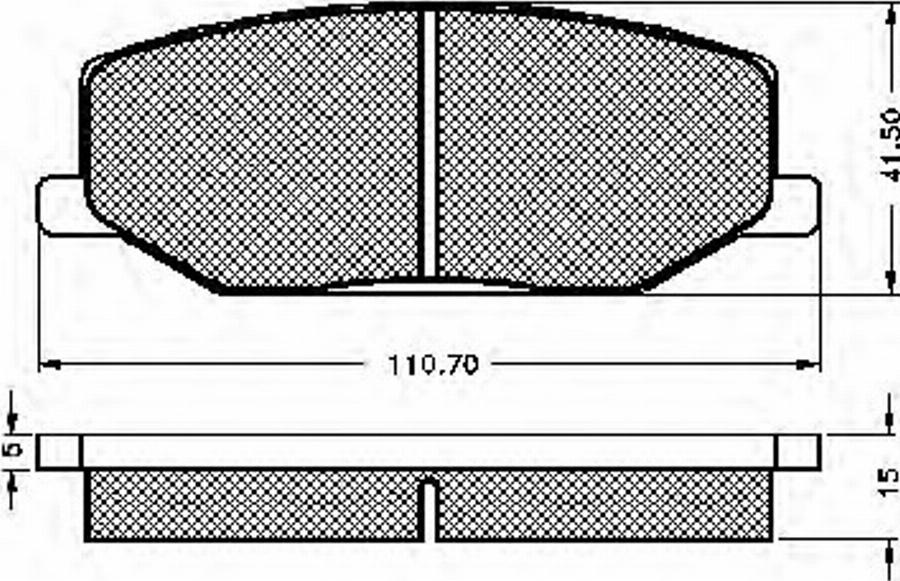 Spidan 31020 - Brake Pad Set, disc brake autospares.lv