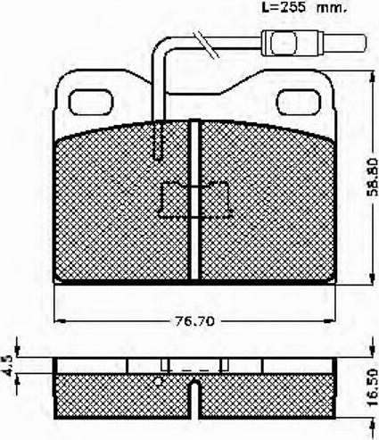 Spidan 31156 - Brake Pad Set, disc brake autospares.lv