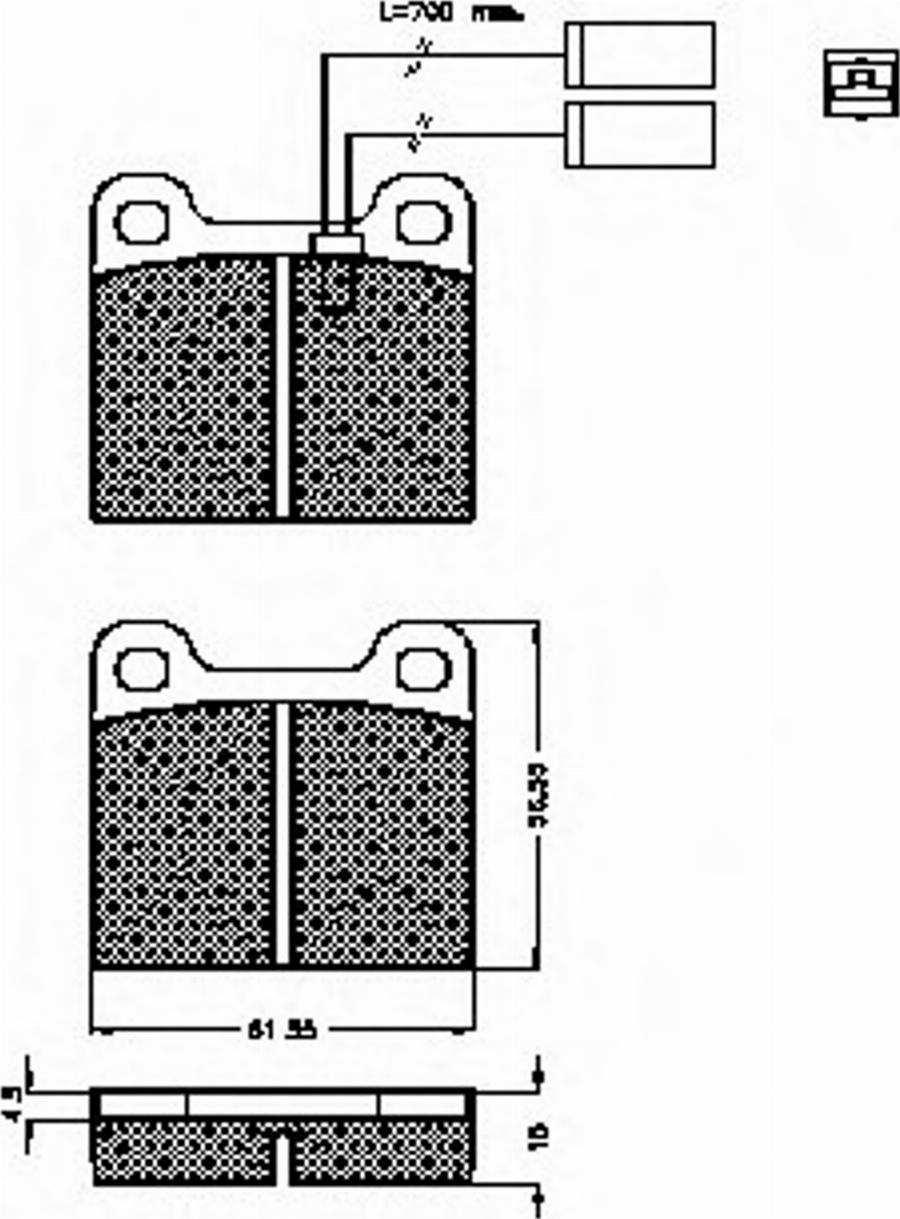 Spidan 31118 - Brake Pad Set, disc brake autospares.lv