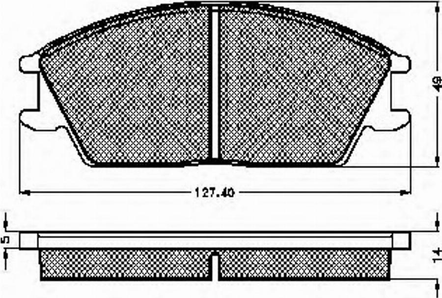 Spidan 31126 - Brake Pad Set, disc brake autospares.lv