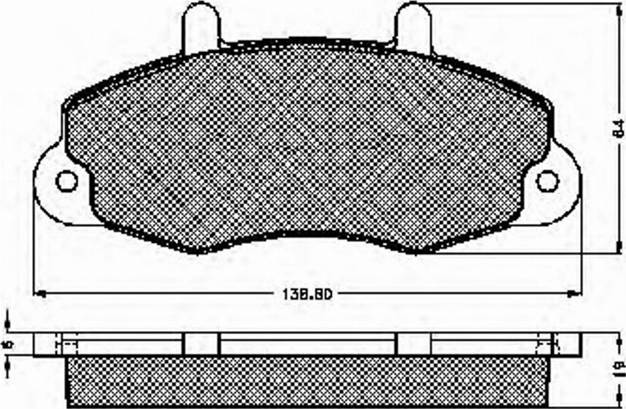 Spidan 31841 - Brake Pad Set, disc brake autospares.lv