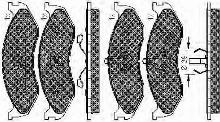 Spidan 31847 - Brake Pad Set, disc brake autospares.lv