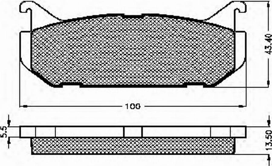 Spidan 31883 - Brake Pad Set, disc brake autospares.lv