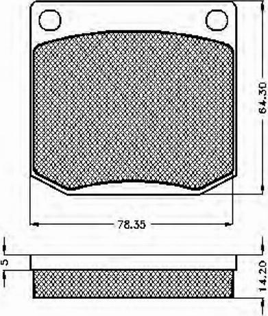 Spidan 31347 - Brake Pad Set, disc brake autospares.lv