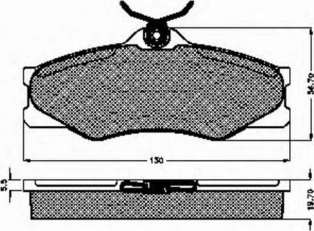 Spidan 31295 - Brake Pad Set, disc brake autospares.lv