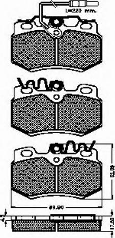 Spidan 31265 - Brake Pad Set, disc brake autospares.lv