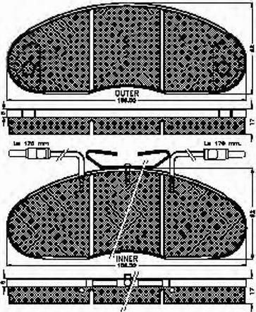 Spidan 31262 - Brake Pad Set, disc brake autospares.lv