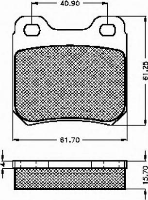 Spidan 31271 - Brake Pad Set, disc brake autospares.lv