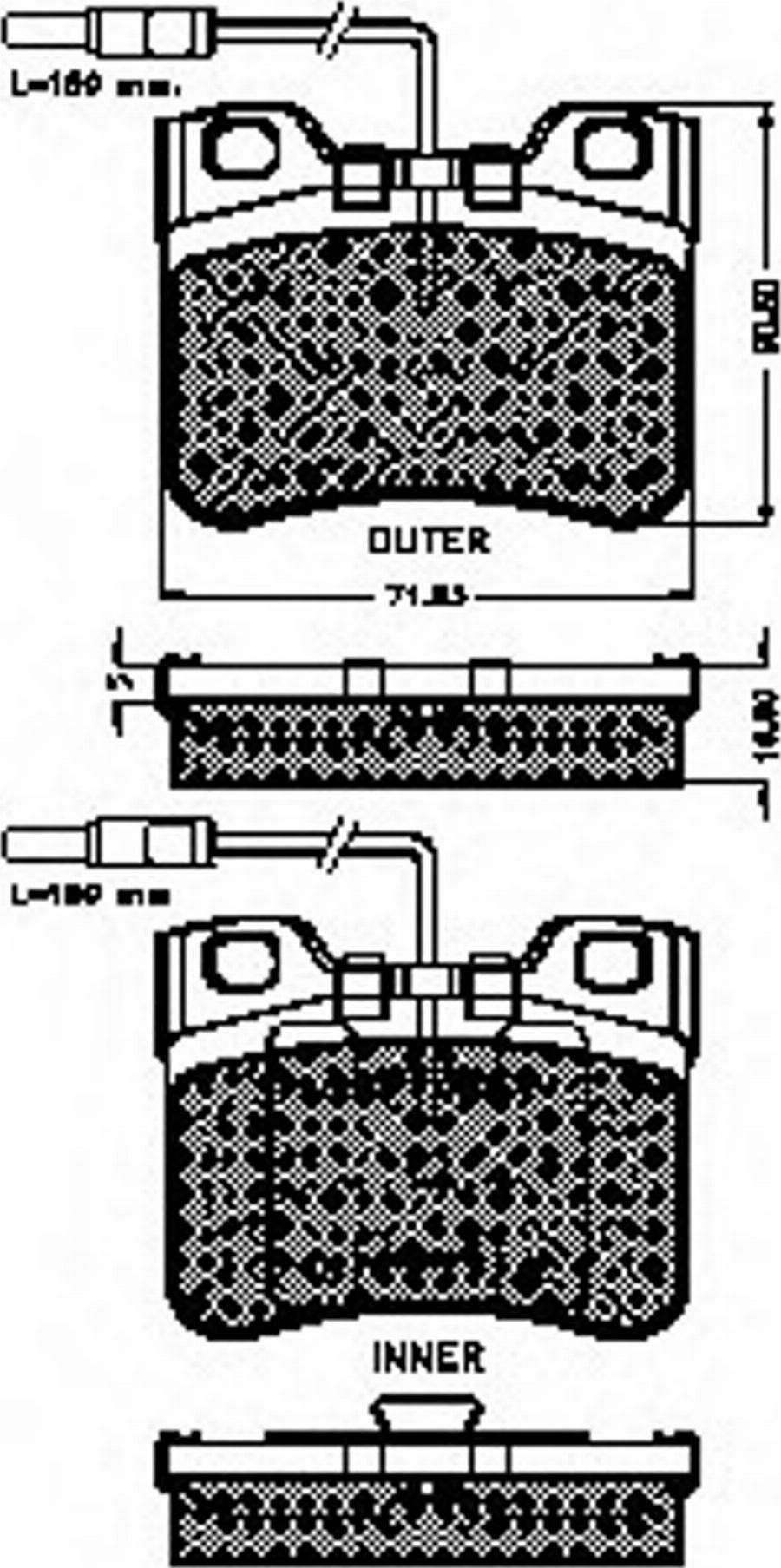 Spidan 31730 - Brake Pad Set, disc brake autospares.lv